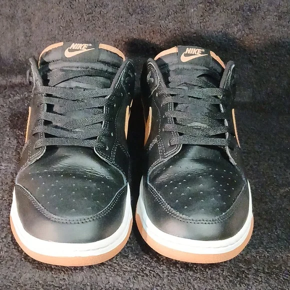 Nike Dunk Low (BLACK AMBER BROWN), Mens Size-12 - Picture 2 of 12
